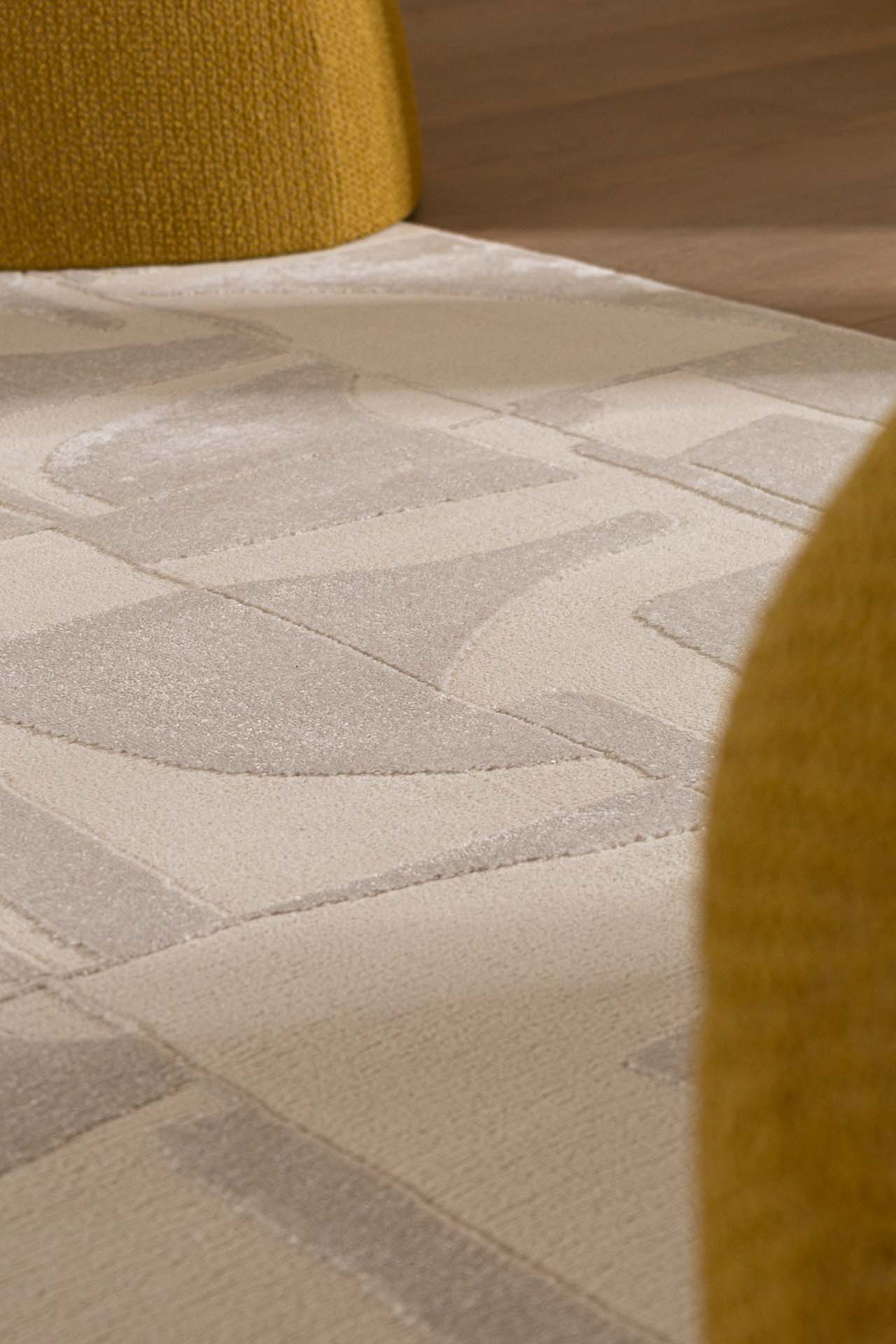 Μοντέρνο Χαλί Organic Shape 620A Cream - Royal Carpet