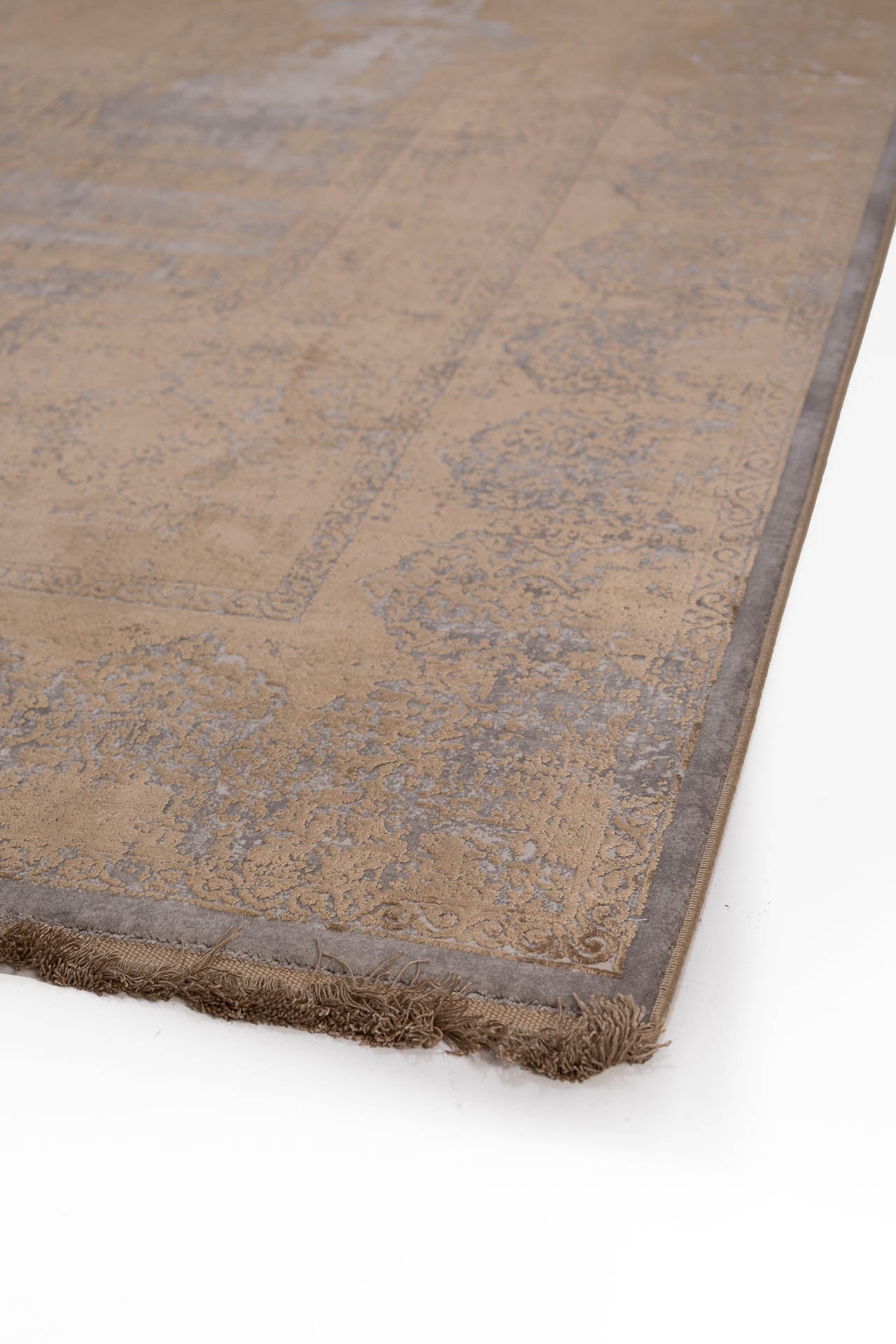 Μοντέρνο Χαλί Overdyed 95 Cream Camel - Royal Carpet