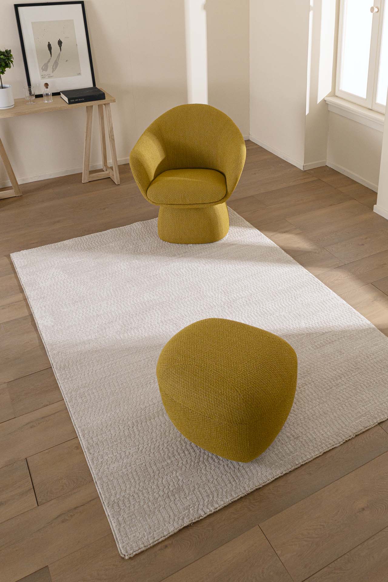 Μοντέρνο Χαλί Prime 004 White - Royal Carpet