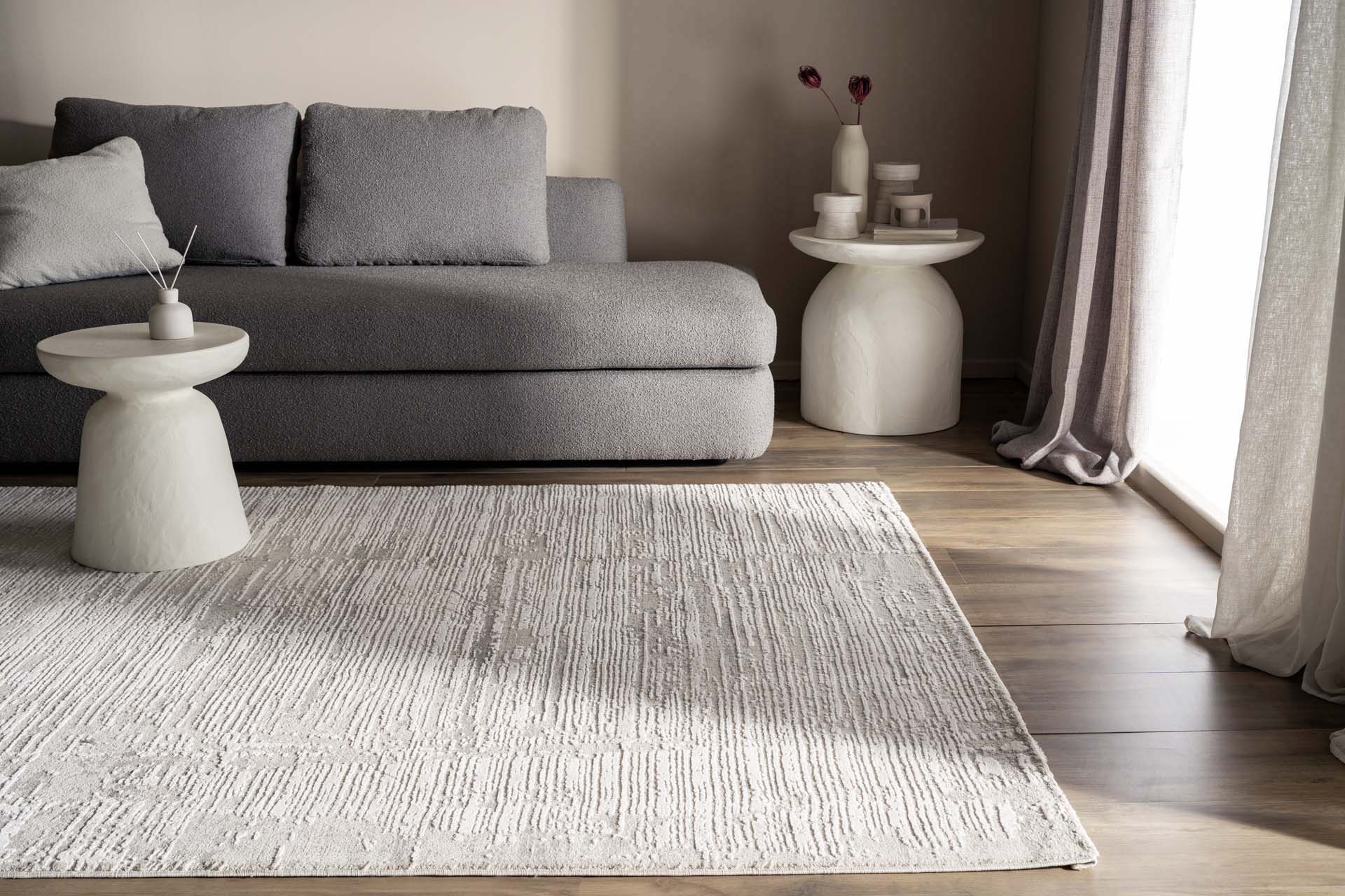 Μοντερνο Χαλι Silky 76B L. Beige - Royal Carpet