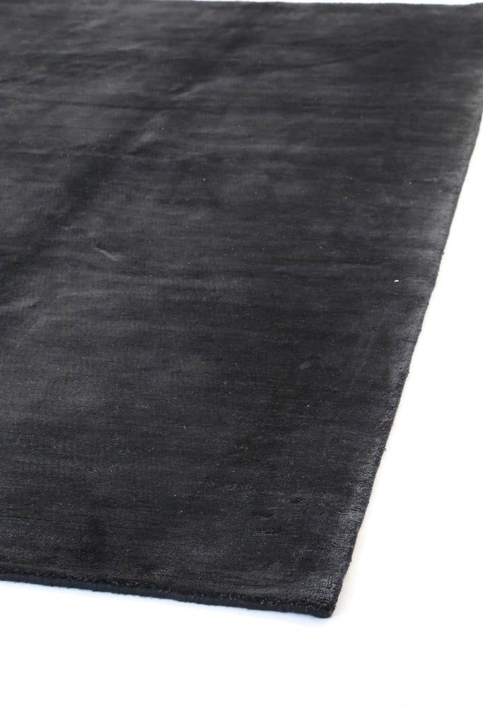 Μοντέρνο Χειροποίητο Χαλί C2 Solid Black - Royal Carpet