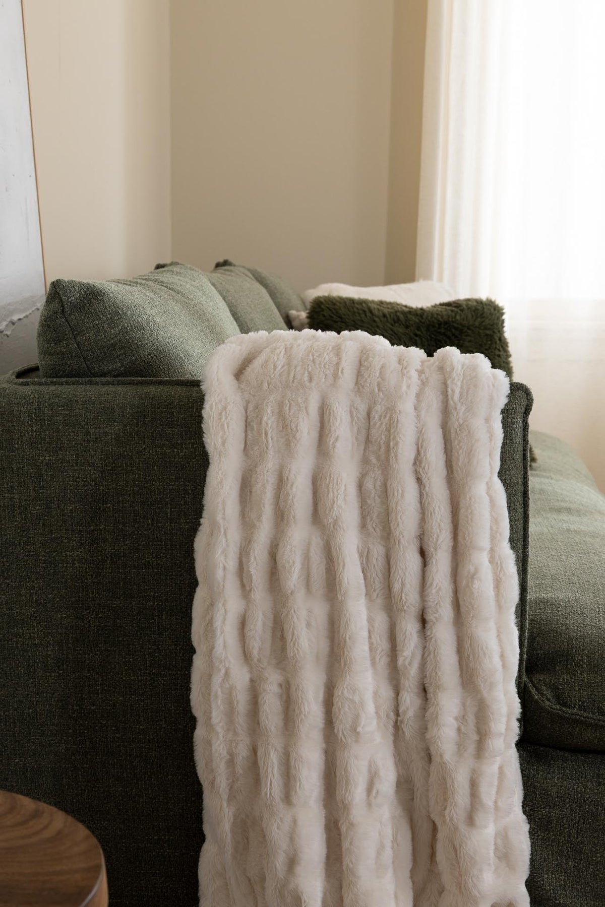 ows.1060004 Ριχτάρι Πολυθρόνας Relief Γούνινο Faux Fur (130x170) - Royal Carpet