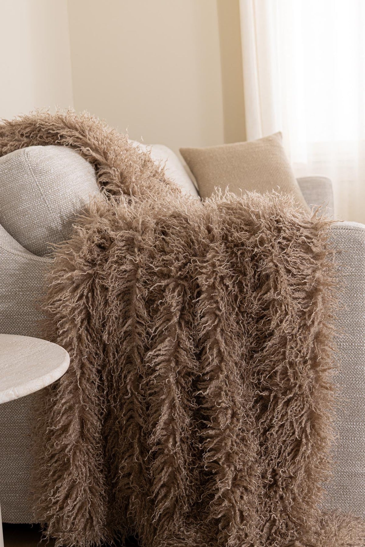 ows.1060010 Ριχτάρι Πολυθρόνας Ease Γούνινο Faux Fur (130x170) - Royal Carpet