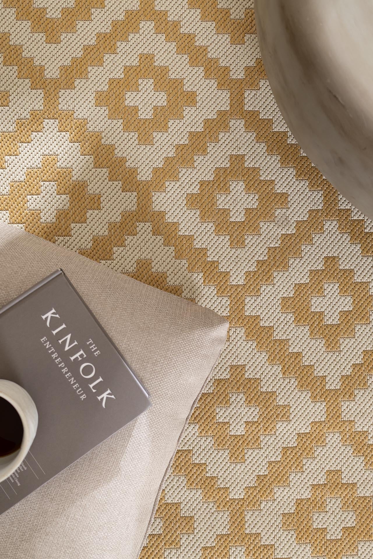 Ψάθινο Πατάκι Flox 59103 Ochre - Royal Carpet
