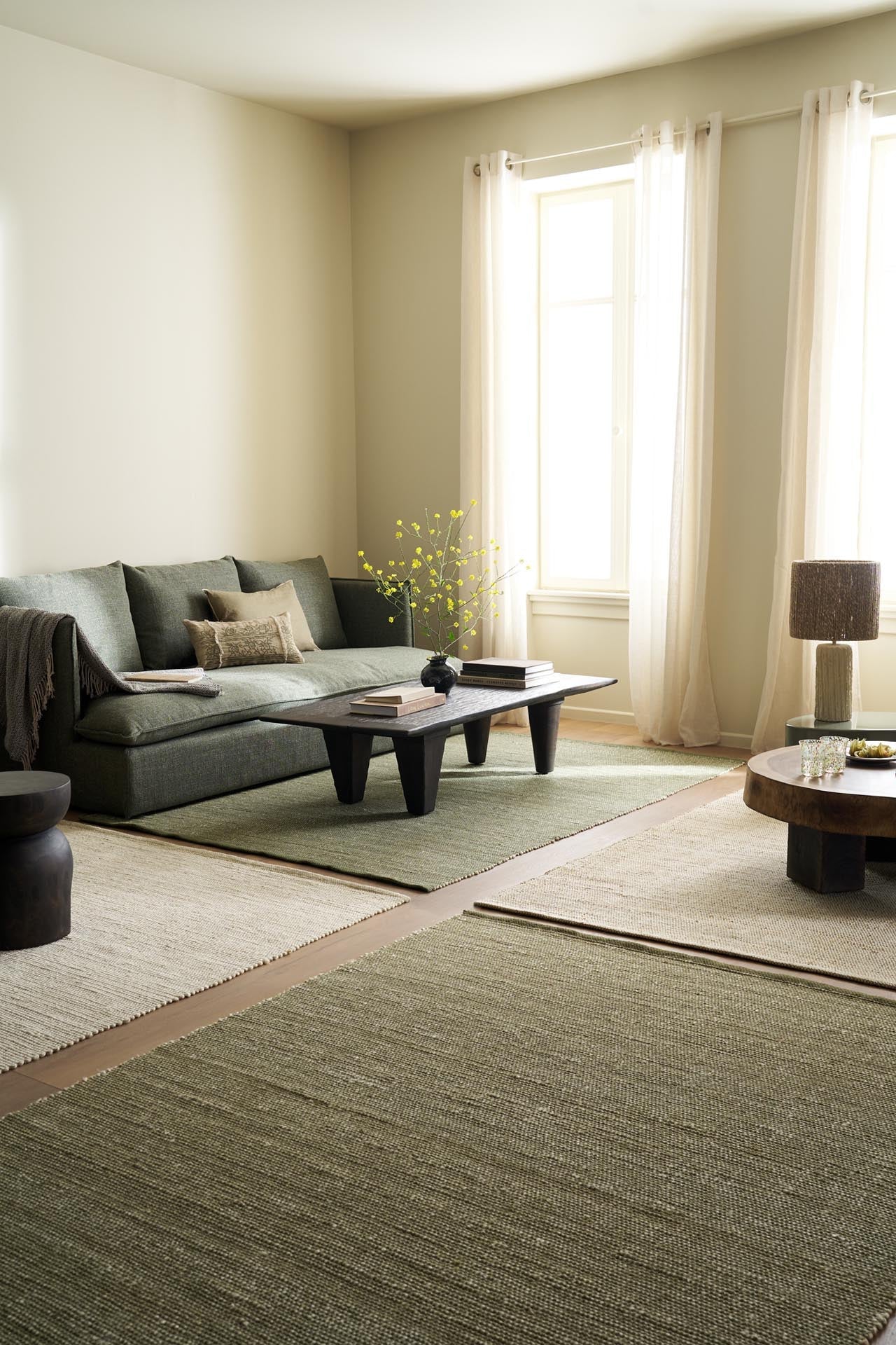 Ψάθινο Χαλί Fiber Olive - Royal Carpet