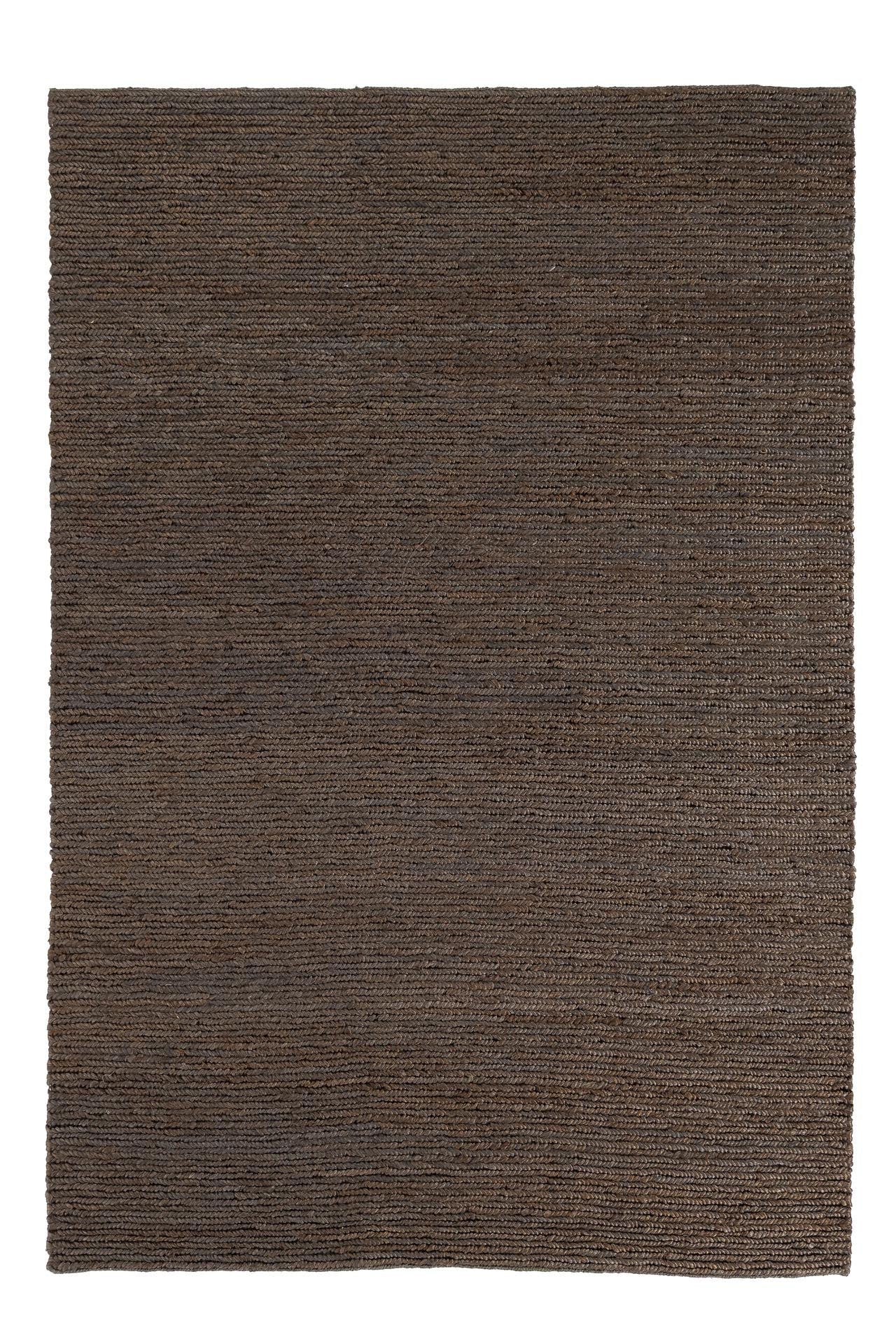 Ψάθινο Χαλί Juta Charcoal - Royal Carpet