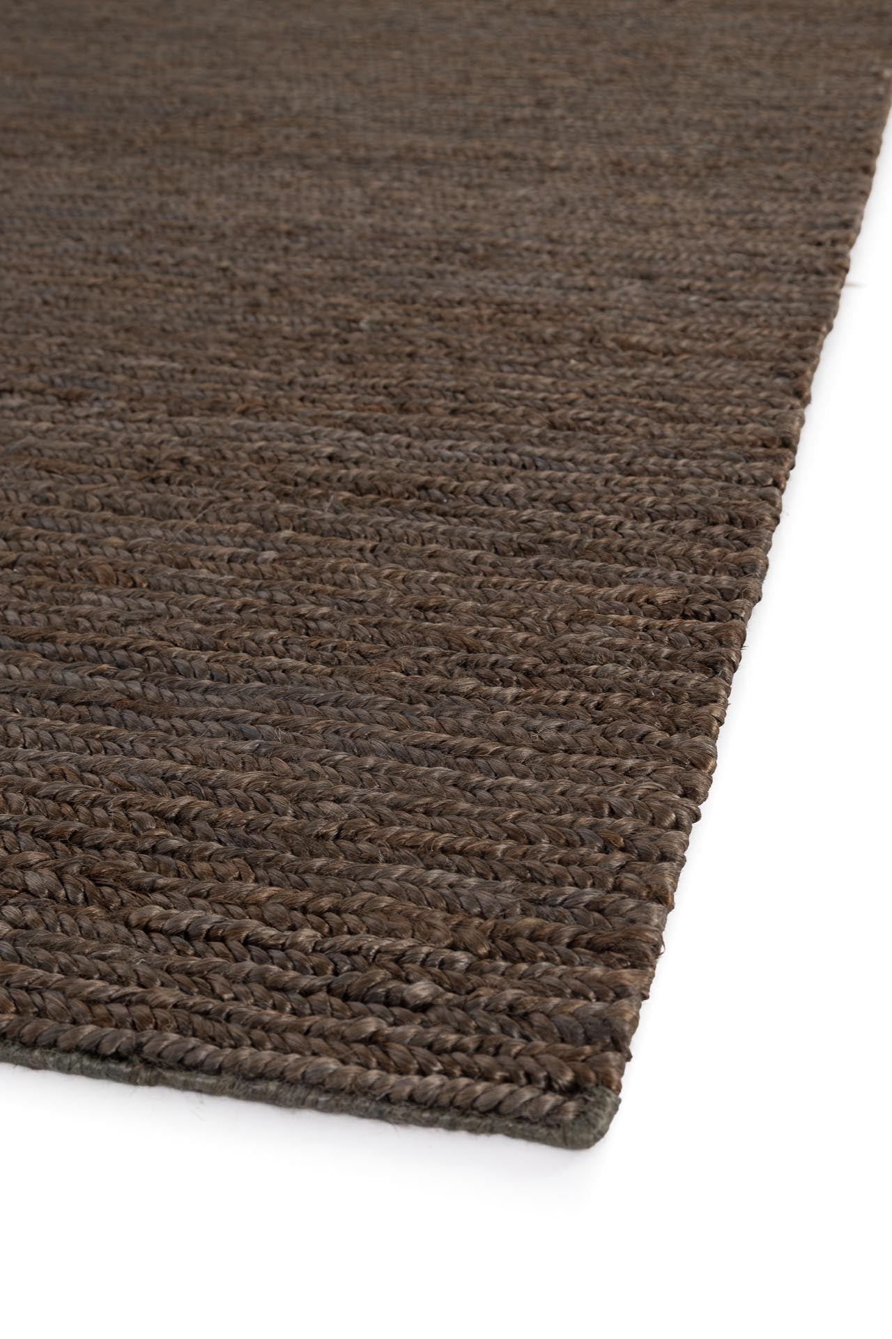 Ψάθινο Χαλί Juta Charcoal - Royal Carpet