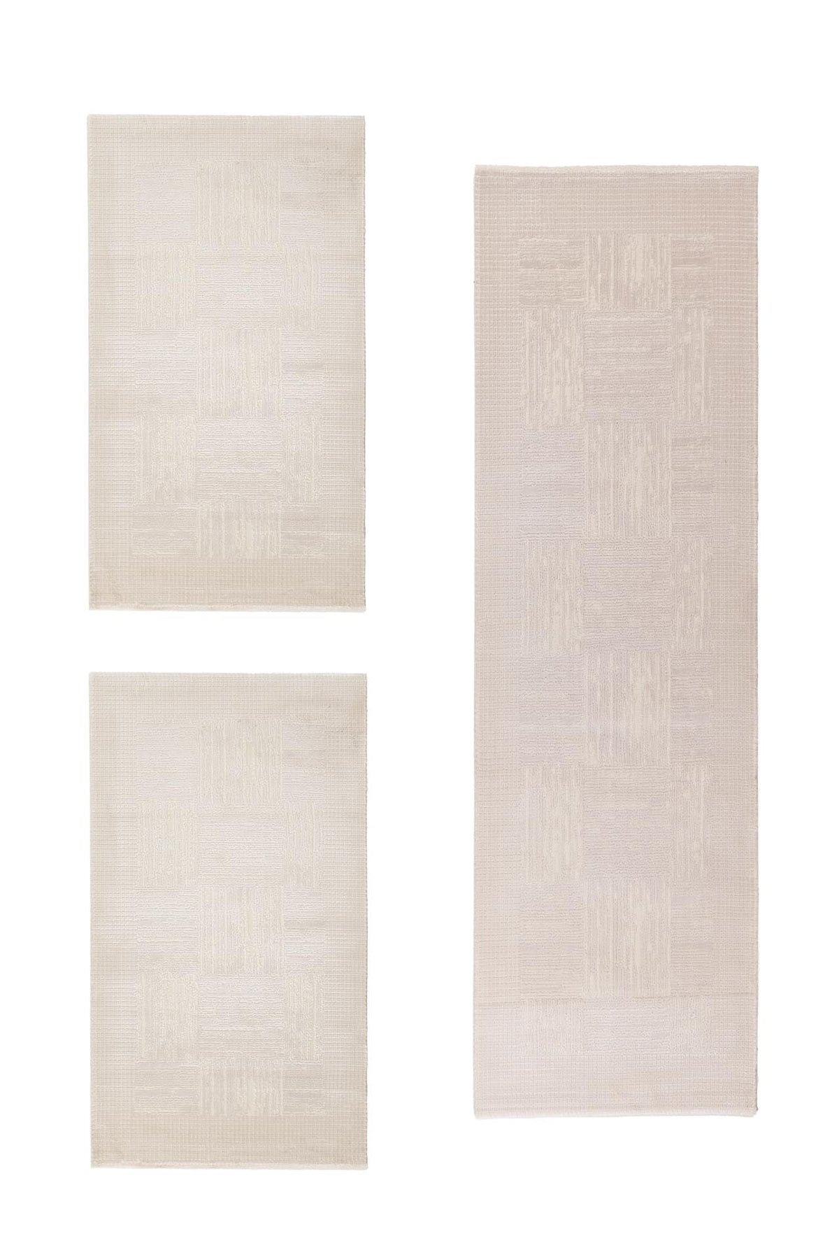 Σετ Κρεβατοκάμαρας (3 τεμαχίων) Bianca 680A Cream - Χαλια Royal Carpet