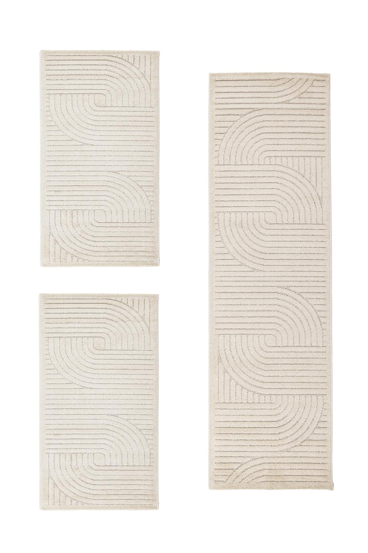 Σετ Κρεβατοκάμαρας (3 τεμαχίων) Chiara 45003 W - Χαλια Royal Carpet