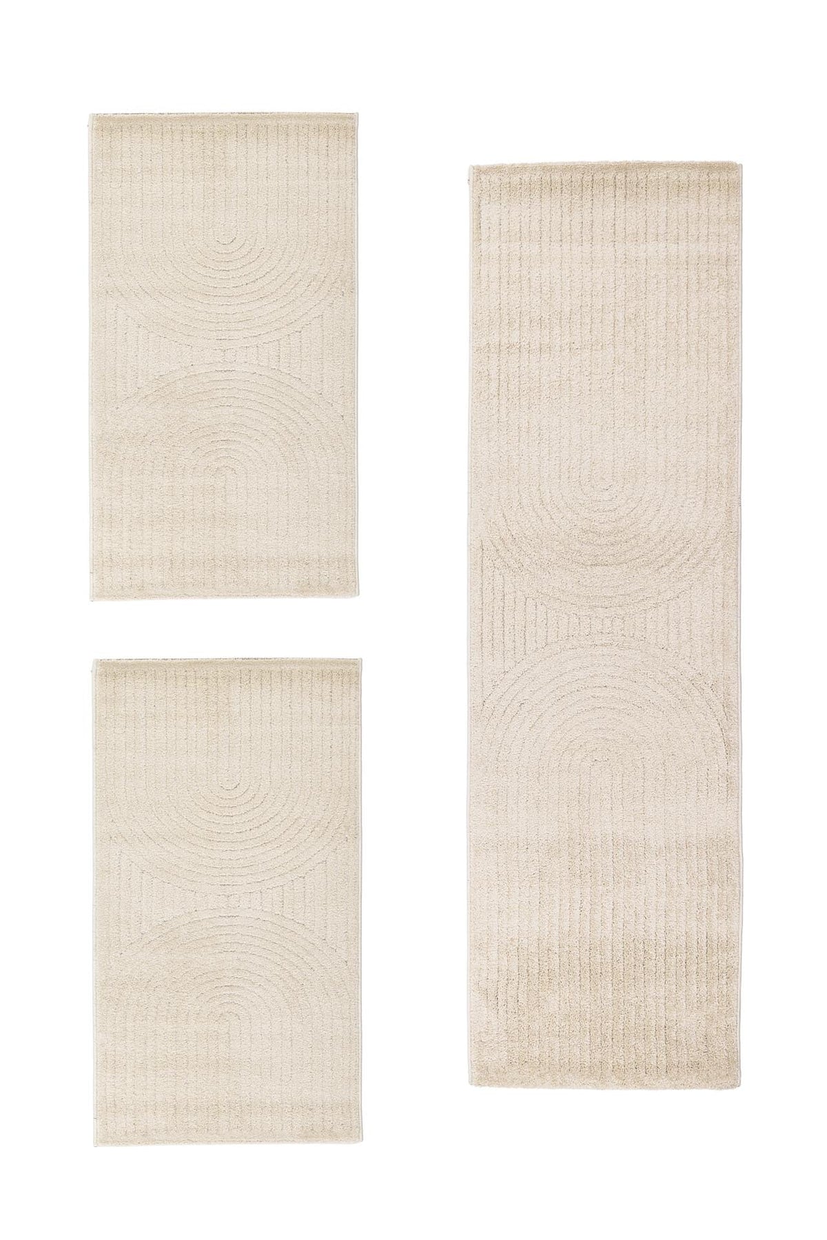 Σετ Κρεβατοκάμαρας (3 τεμαχίων) Chiara 85008 W - Χαλια Royal Carpet