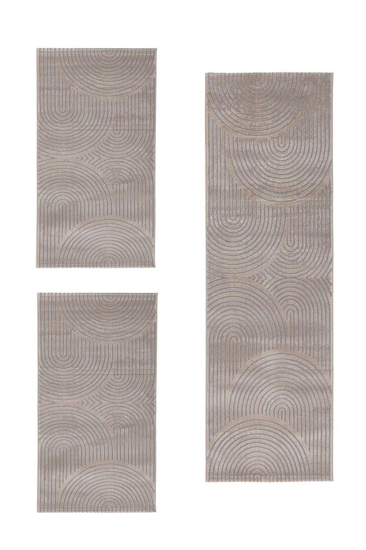 Σετ Κρεβατοκάμαρας (3 τεμαχίων) Organic 565 Beige - Royal Carpet