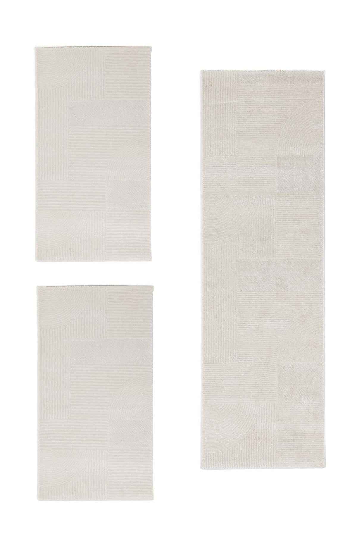 Σετ Κρεβατοκάμαρας (3 τεμαχίων) Organic 591 Cream - Royal Carpet