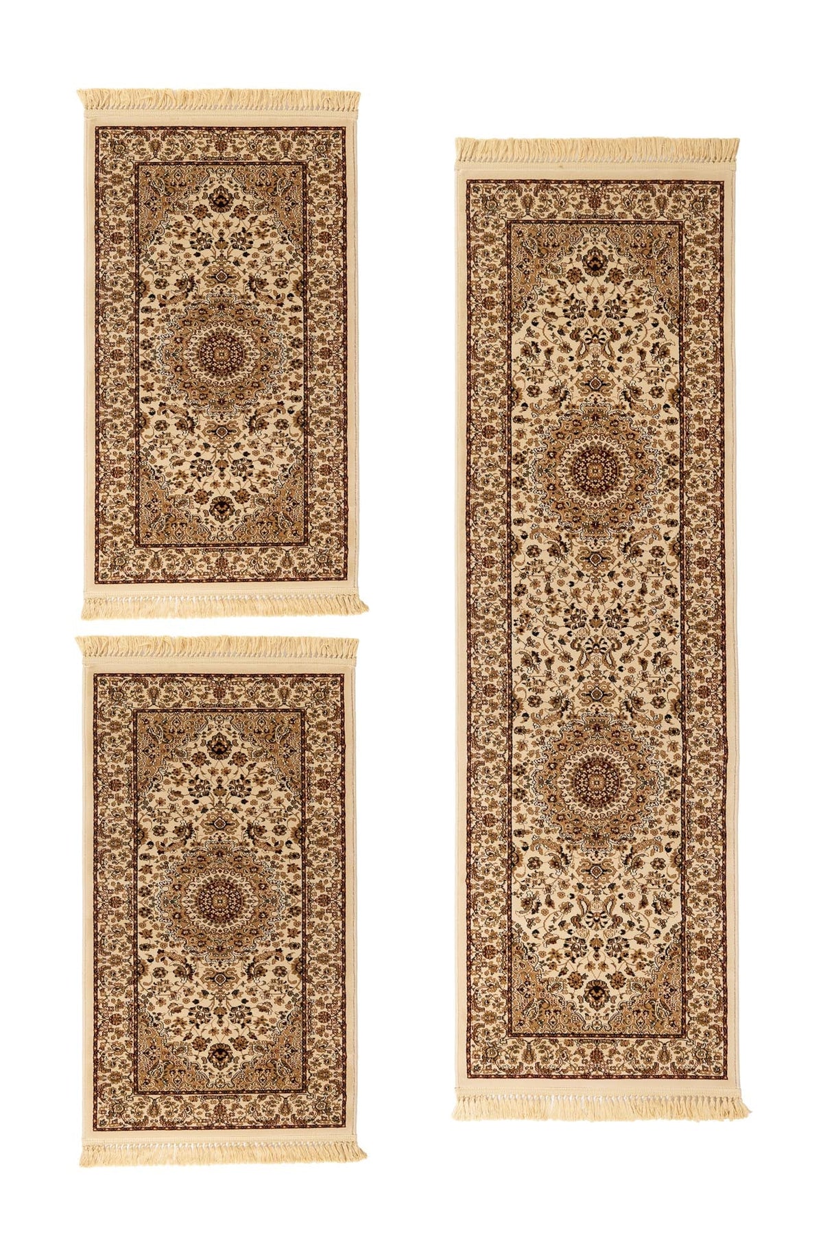 Σετ Κρεβατοκάμαρας (3 τεμαχίων) Sherazad 8351 Beige - Royal Carpet