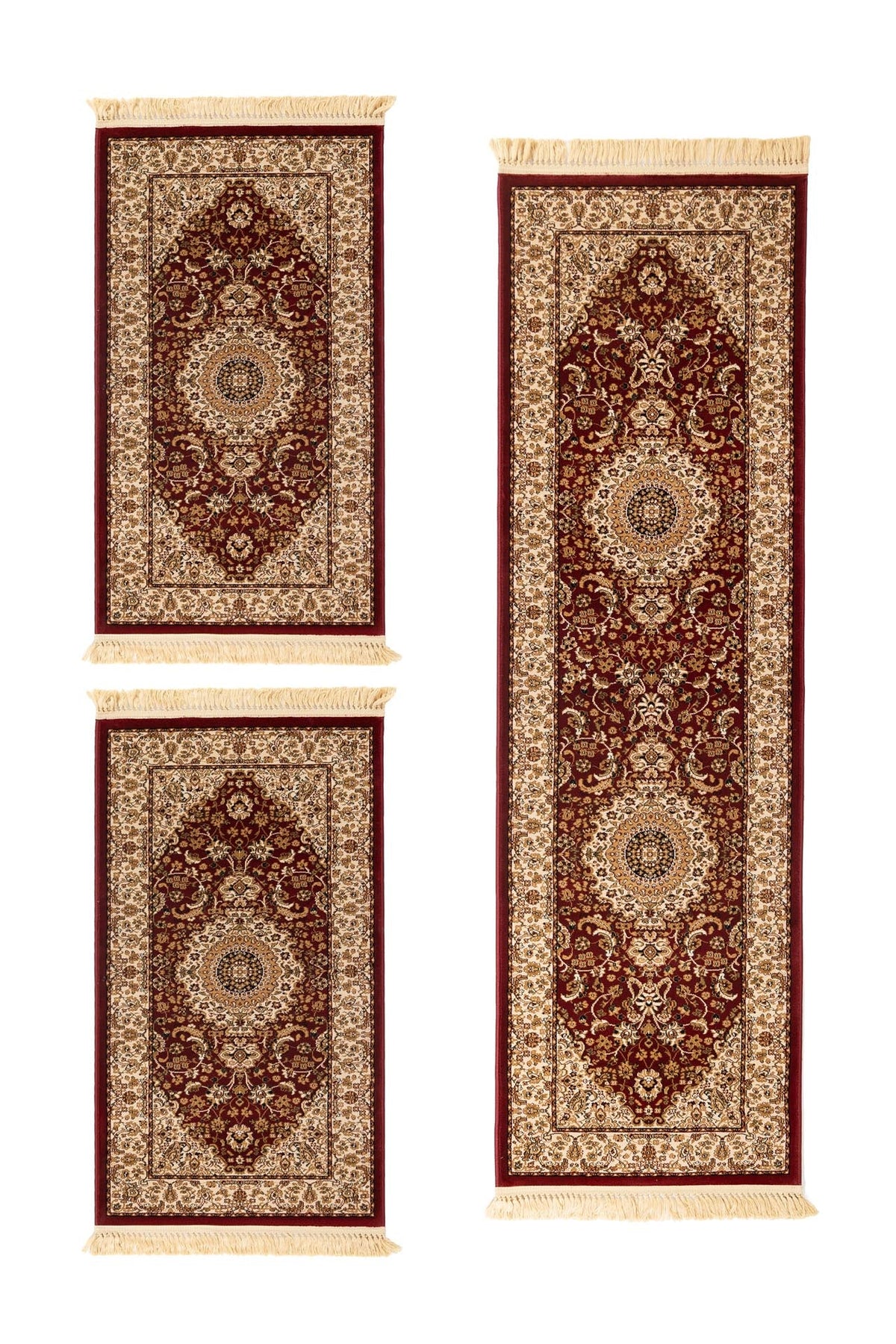 Σετ Κρεβατοκάμαρας (3 τεμαχίων) Sherazad 8351 Red - Royal Carpet