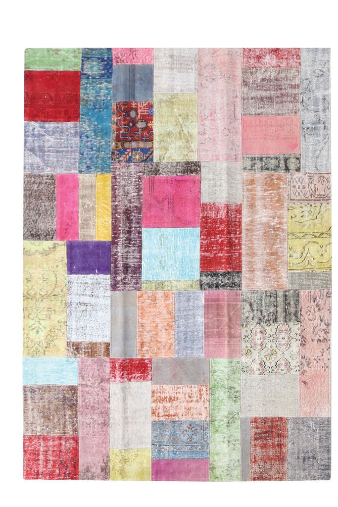 Χαλί Overdyed Patchwork 202x249 (46247) - Royal Carpet