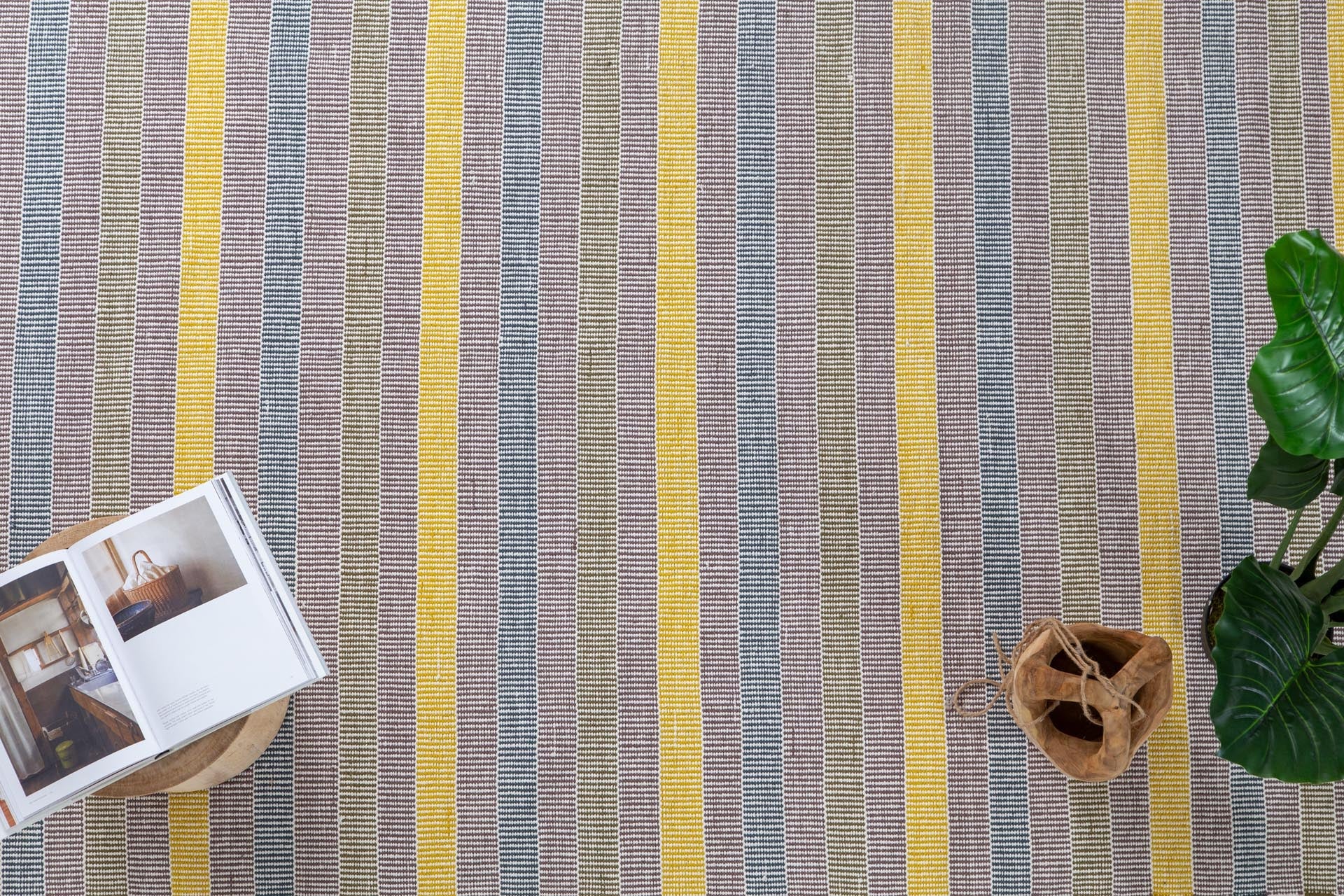 Χαλι Urban Cotton Kilim IE 2102 Yellow - Royal Carpet