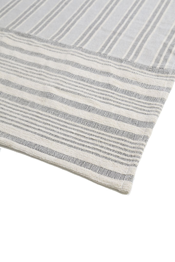 Χειροποίητο Κιλίμι Lotus Cotton Kilim 062 Grey/White - Royal Carpet